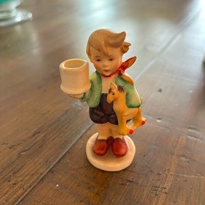 Goebel Hummel - Boy with Rocking Horse - TMK5 - Candle Holder